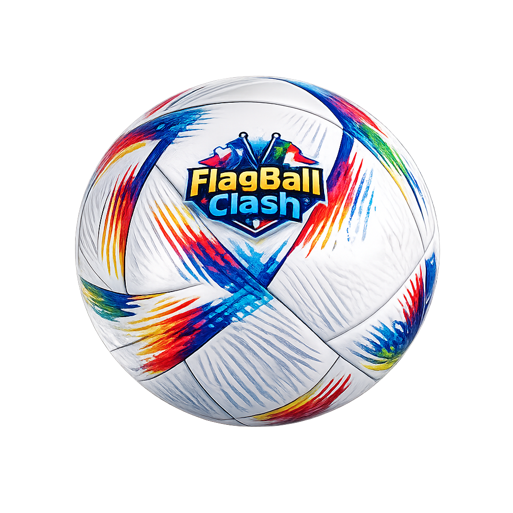 FlagBall Clash logolu futbol topu
